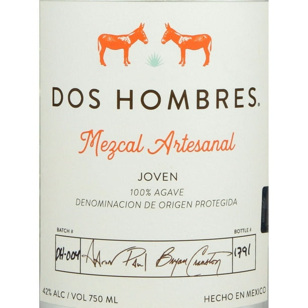 Dos Hombres Espadin Mezcal Artesanal Tequila (750 ml) - Samsclub.com