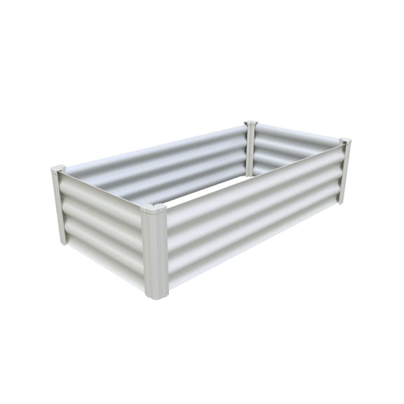 The Organic Garden Co Hakea 4' x 2' x 1' Metal Rectangle Garden Bed