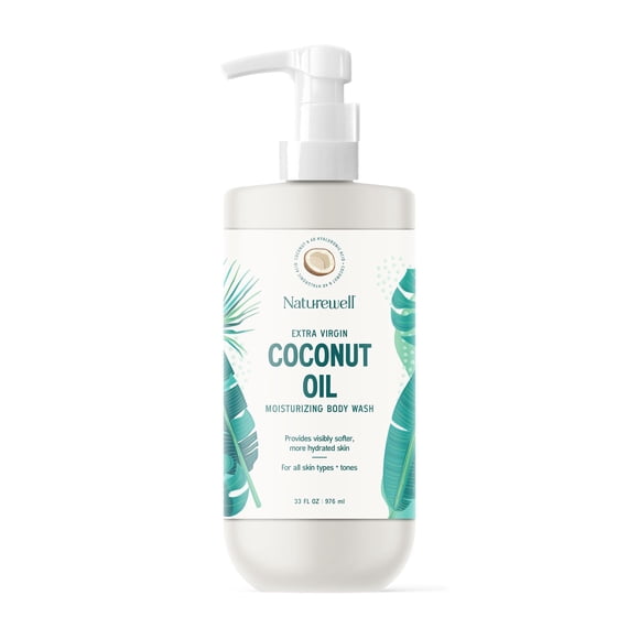 NatureWell Coconut Oil Hydrating Body Wash, 33 fl. oz.