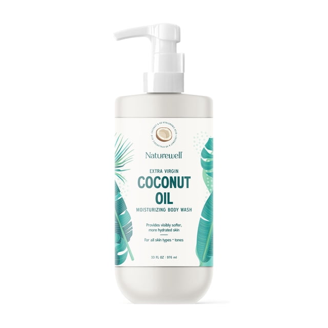 NatureWell Coconut Oil Hydrating Body Wash, 33 fl. oz.