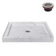 thumbnail image 4 of Streamline 36 in. x 36 in. Alcove Acrylic Shower Base With Center Drain, Drain Included Assorted Colors, 4 of 14