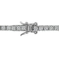 thumbnail image 6 of Lab Created Gemstone & White Sapphire Tennis Bracelet in Sterling Silver, 6 of 6
