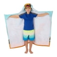 thumbnail image 3 of Kids Character 100% Cotton Hooded Towel With Hand Pockets, 3 of 8