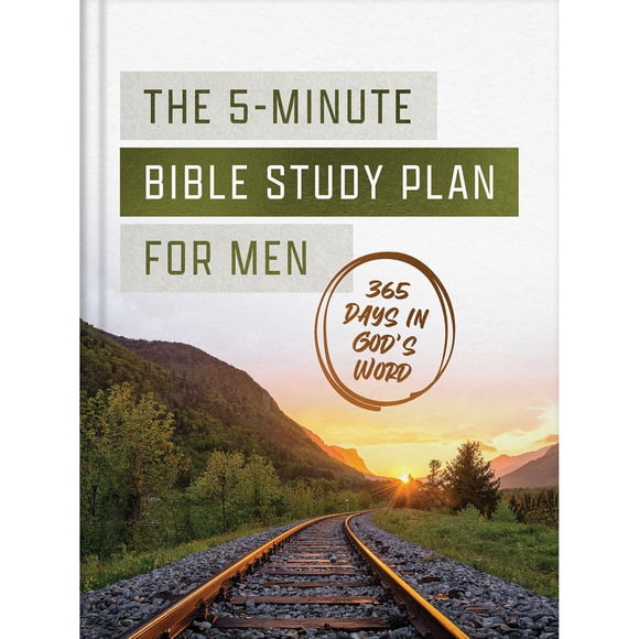 The 5-Minute Bible Study Plan for Men, Hardcover