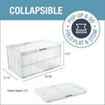 thumbnail image 2 of CleverMade 62L Collapsible Storage Bin, 2 of 4