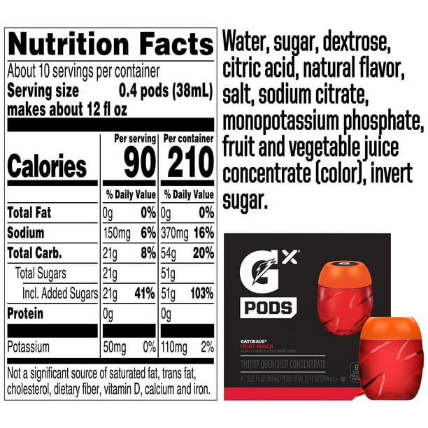 Gatorade GX Bottle with GX Thirst Quencher Concentrate Pods, 4