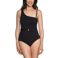 thumbnail image 4 of Loft Women's Asymmetrical Textured One-Piece Swimsuit, 4 of 6