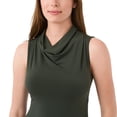 thumbnail image 9 of Edited by Marren Morris Women's Cowl Neck Bodysuit, 9 of 11