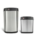 thumbnail image 8 of Nine Stars Combo Sensor Trash Can, Stainless Steel  13.2 gal / 3.2 gal, 8 of 9