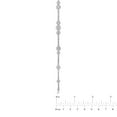 thumbnail image 7 of 3.80 CT. TW Round Cut Diamond Floral Bracelet in 18K Gold, 7 of 7