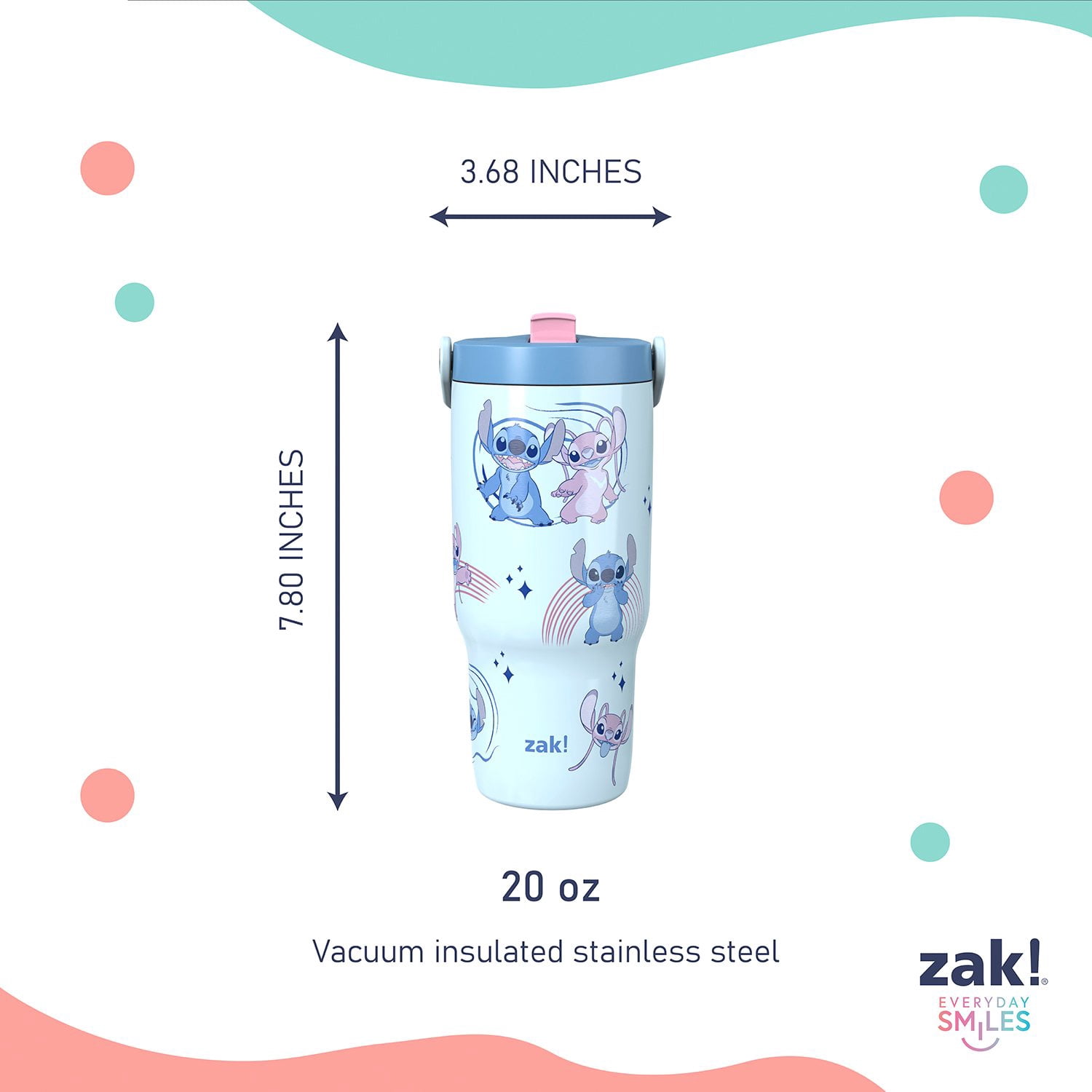 フユ專用 32oz + 20oz Zak Designs 20oz Sutton Siply Flex Grip Tumbler, 2-Pack - Samsclub.com
