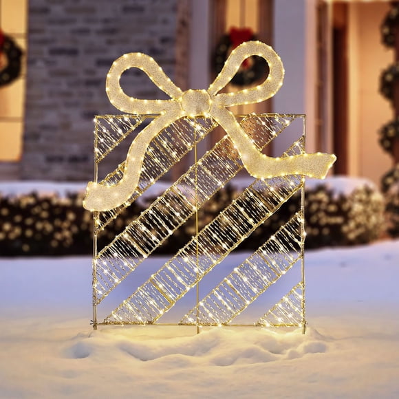 Member's Mark Pre-Lit Ornament and Giftbox Décor