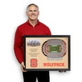 thumbnail image 4 of YouTheFan NC State Wolfpack 25-Layer Football Stadium View 3D Wall Art, 4 of 5