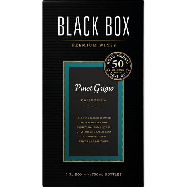 Black Box Pinot Grigio Wine, 3 L