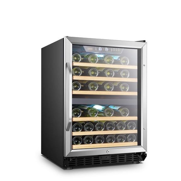 Lanbo 24 Inch 51 Bottle Wine Cooler Fridge