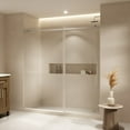 thumbnail image 2 of OVE Decors Selby 67-1/2"-72"W x 74"H Frameless Sliding Shower Door with Clear Glass, 2 of 9