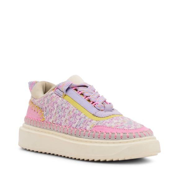 Steve Madden Girls Mixed Media Sneaker