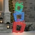 thumbnail image 1 of Member's Mark 5' Pre-Lit Twinkling Present Tower - Multicolor, 1 of 5