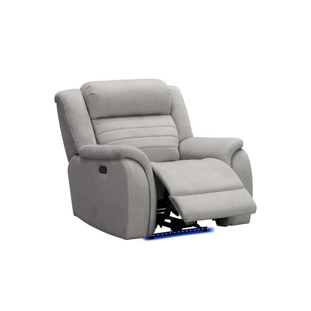 Tristan 3pc Fabric Power Reclining Set with Heat and Massage, Gray