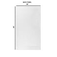 thumbnail image 2 of Member's Mark Commercial Hospitality Bath Towels, 8-Pack, White, 2 of 7