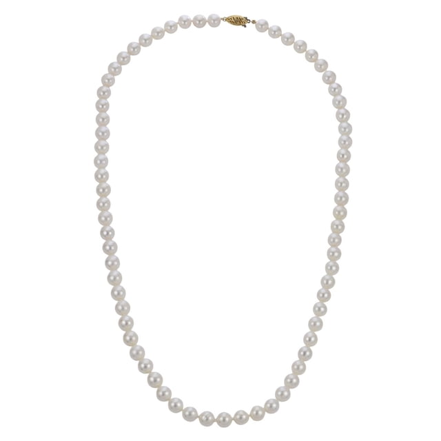White Cultured Freshwater Pearl Strand Necklace