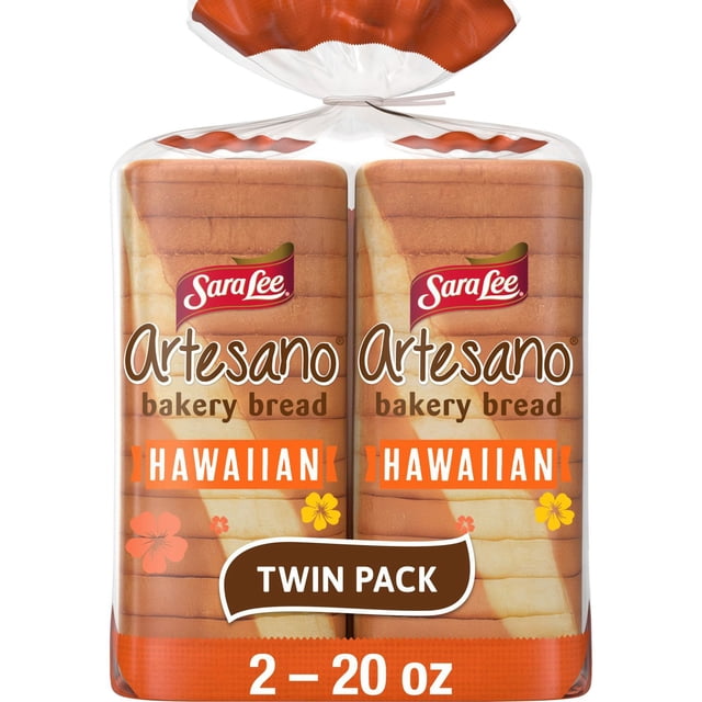 Sara Lee Artesano Hawaiian Bread, 20 oz., 2 pk.