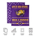 thumbnail image 6 of Logo Brands Wylie High School 60"x70" Super Plush Blanket, 6 of 7