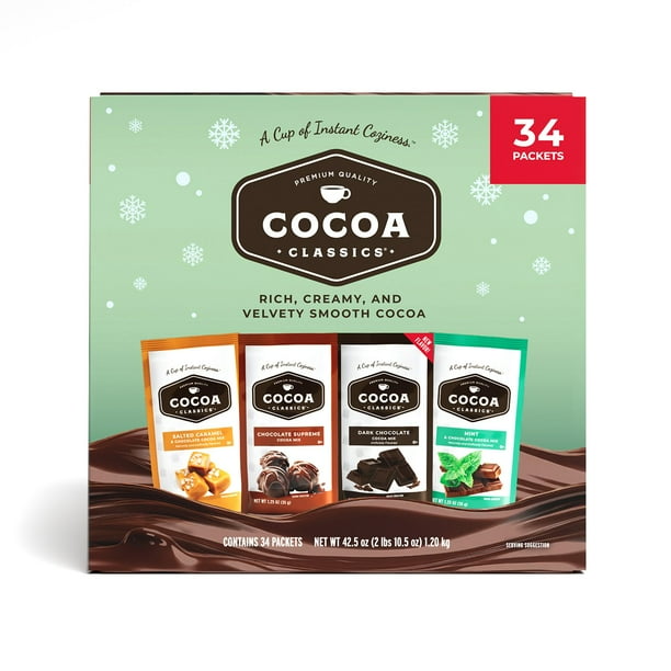 Cocoa Classics Hot Cocoa Mix, Variety Pack, 34 pk. - Samsclub.com