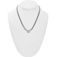 thumbnail image 4 of 0.12 CT. T.W. Diamond Heart Necklace in Italian Sterling Silver, 4 of 5