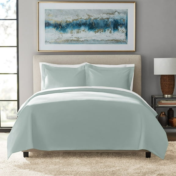 Member's Mark 700-Thread-Count Solid Egyptian Cotton Duvet Cover Set, Assorted Sizes