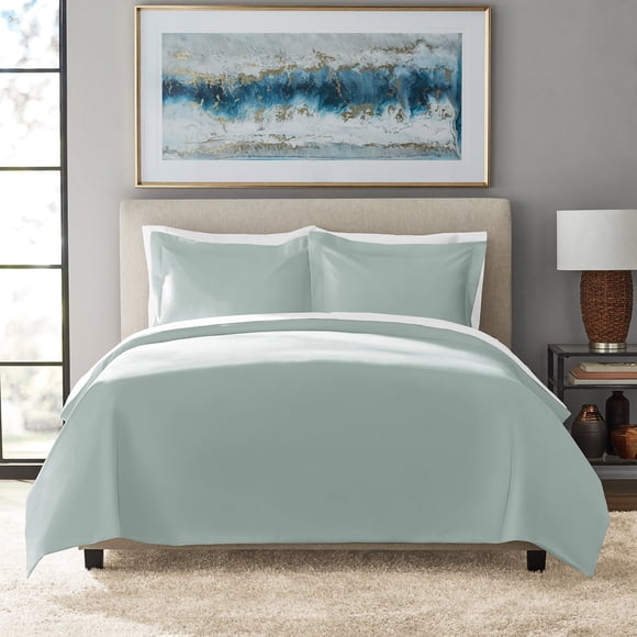 Member's Mark 700-Thread-Count Solid Egyptian Cotton Duvet Cover Set, Assorted Sizes