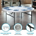 thumbnail image 3 of Lifetime 72" Round Commercial Grade Folding Table, 3 of 12