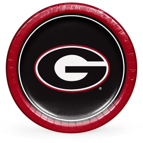 Collegiate Round Paper Plates, 10", 85 ct., Choose Your Team