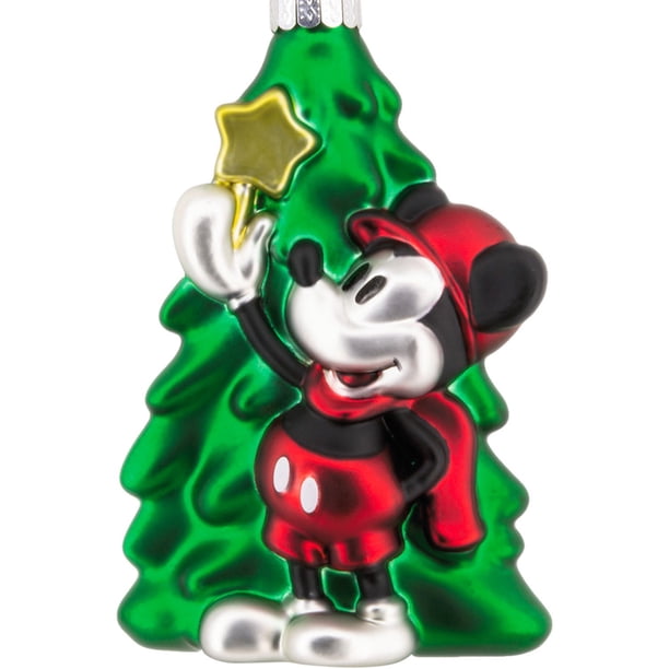 Hallmark Licensed Disney Mickey & Friends Blown Glass Ornaments