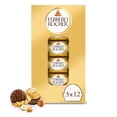 thumbnail image 1 of Ferrero Rocher Gourmet Hazelnut Chocolates, 1.3 oz., 12 pk., 1 of 2