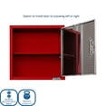 thumbnail image 15 of Seville Classics UltraHD 8-Piece Steel Garage Cabinet Storage Set With Rolling Workbench, 14 Feet Wide, 15 of 17