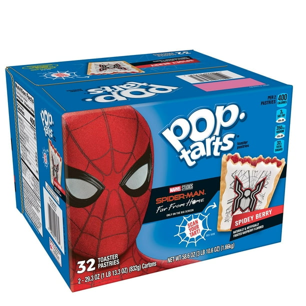 Kellogg's Pop-Tarts Marvel's Spider-Man Toaster Pastries, Spidey