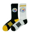 thumbnail image 2 of Pittsburgh Steelers Adult 2-Pack Crew Socks, 2 of 3