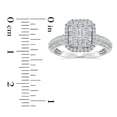 thumbnail image 5 of 0.95 CT.T.W. Emerald Cut Diamond Ring in 14K White Gold, 5 of 5