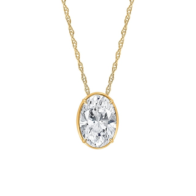 Lab Created Diamond Pendant in 14K Gold