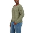 thumbnail image 2 of Lucky Brand Women's Cable Knit Sweater, 2 of 10
