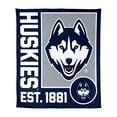 thumbnail image 1 of Logo Brands UConn Huskies 60"x70" Super Plush Blanket, 1 of 6