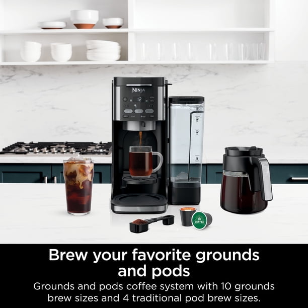 Ninja DualBrew XL Grounds & Pods Hot & Iced Coffee Maker