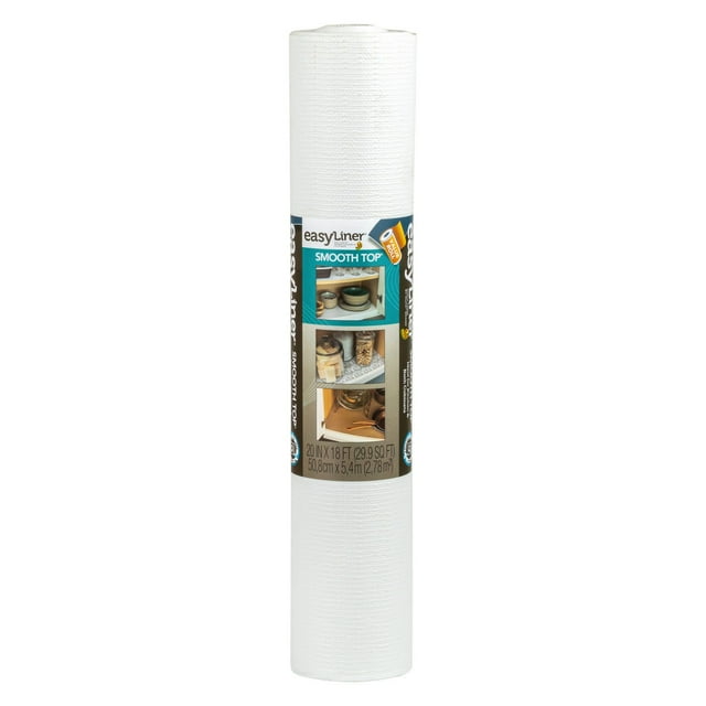 Duck Smooth Top EasyLiner Brand Shelf Liner - 20" x 18', 2 Pack, Choose Your Color