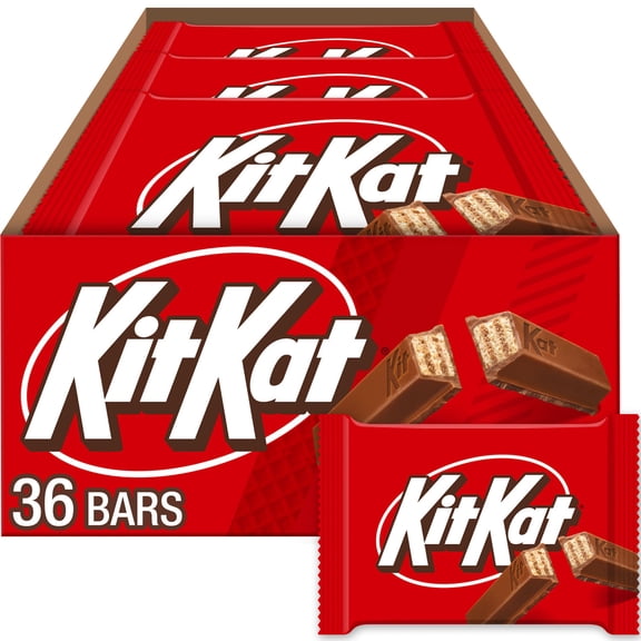 KIT KAT Milk Chocolate Wafer Candy, Full Size, 1.5 oz., 36 pk.