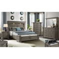 thumbnail image 1 of Society Den Paterson Bed in Grey, Storage Option & Assorted Sizes, 1 of 11