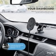 thumbnail image 7 of iHome 15W Magnetic Wireless Charging Car Mount 8pc Kit with Retractable Cable, 7 of 7