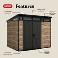 thumbnail image 10 of Keter 9' x 7' Signature Collection Resin Outdoor Shed, 10 of 22