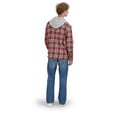 thumbnail image 5 of Aeropostale Men's Flannel Button-Down Hoodie, 5 of 10
