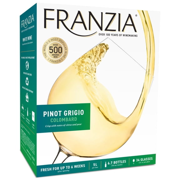 Franzia Colombard Pinot Grigio Wine, 5 L